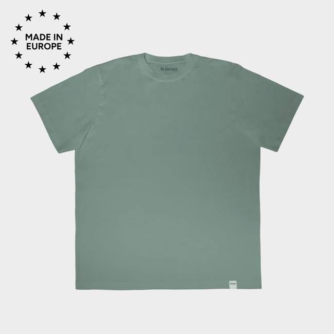 Classic Fit Quality Basic T-Shirt Salbei grün