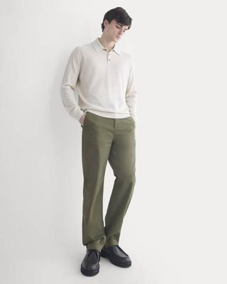 Everyday Straight-Fit Chino | Olive Night