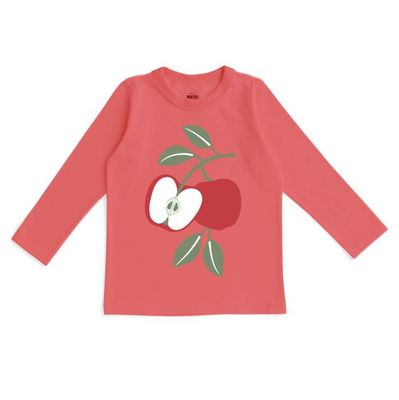 Long Sleeve GRAPHIC Tee - Apple Scarlet Red