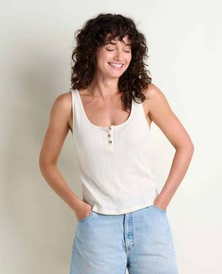 Foothill Pointelle Henley Tank