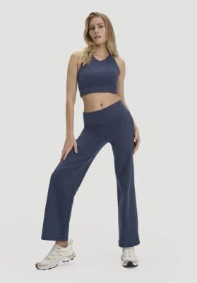 Wide Leg ACTIVE COMFORT Trousers made from organic cotton