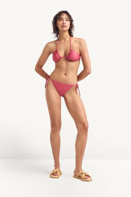 Elle Tie Side Bottom - Wild Rose EcoLux
