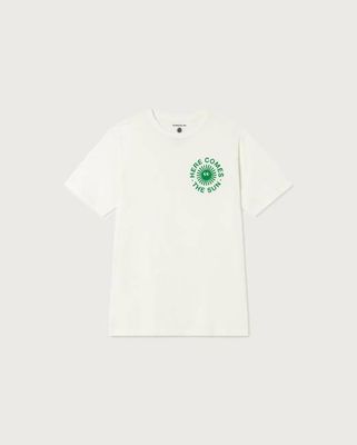 White happy sun t-shirt