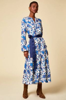 Jessica Shirt Dress | Flower Cream