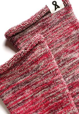 KAAINO TERRY SOCKS | dunkles Cranberry-Scharlachrot