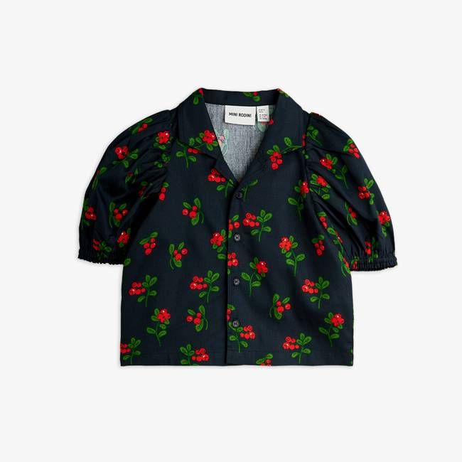 Lingonberries woven blouse
