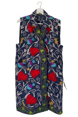 NEW! Suzani Tie-Up Vest No.7