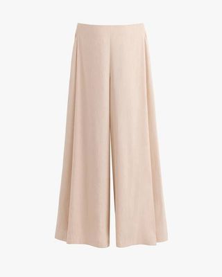 Linen Pleated Pants