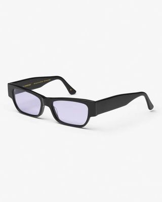 Sonnenbrille 04 - Deep Black Solid - Lavendel