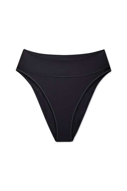 High Kick Brief in Noir Zig