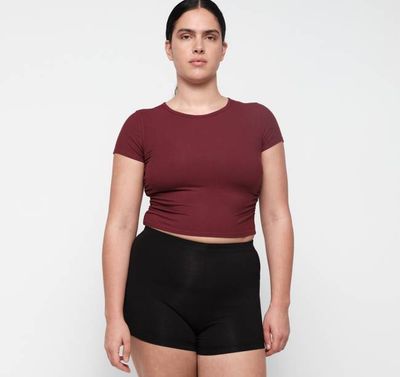 Active Rib Ruched Tee