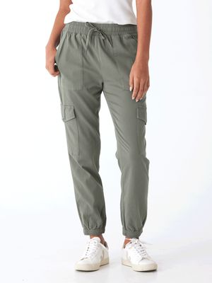 Delilah Stretch Twill Cargo Jogger 27"