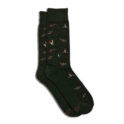 Socks that Protect Woodpeckers