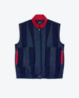 Lowie Denim Stripe Gilet