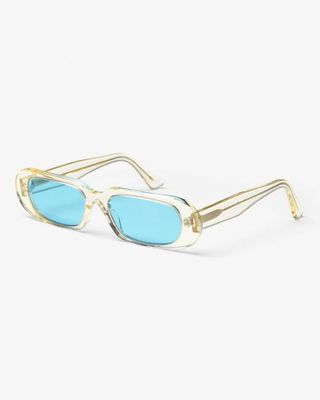Sunglass 09 - Soft Yellow - Blue