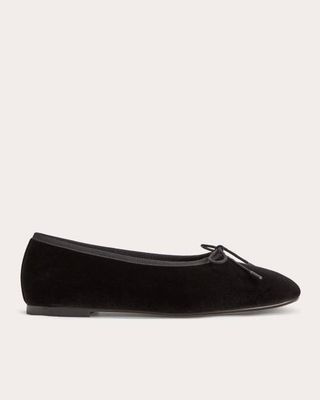 The Day Ballet Flat | Black Velvet