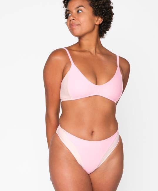 Vega Bikini Top Pink - Outerworn