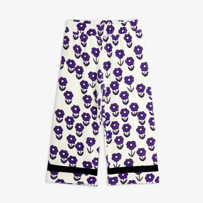 Spaceflower velour trousers