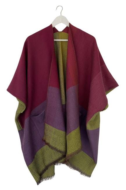 NEW! Wool Poncho Trudi Krasner