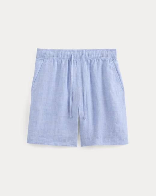 Linen Easy Short | Light Blue