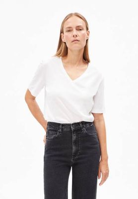 LUALAA V-NECK| white