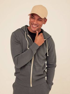 Triblend Zip Fleece Hoodie