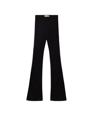 Black comfy knit Ecovero Naia pants
