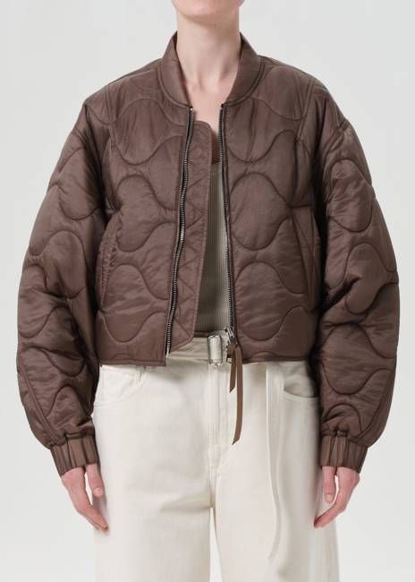 Iona Quilted Jacket in Cocoa
