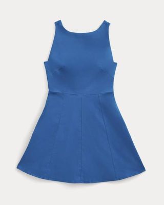 Seamed Open-Back Mini Dress | Imperial Blue