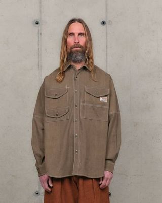 Harvest Shirt - Khaki Wonky-Wear