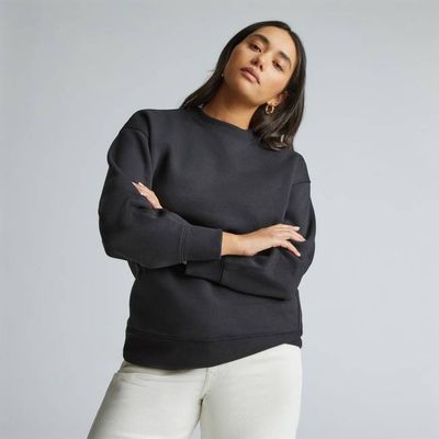 The ReTrack Oversized Crew | Black