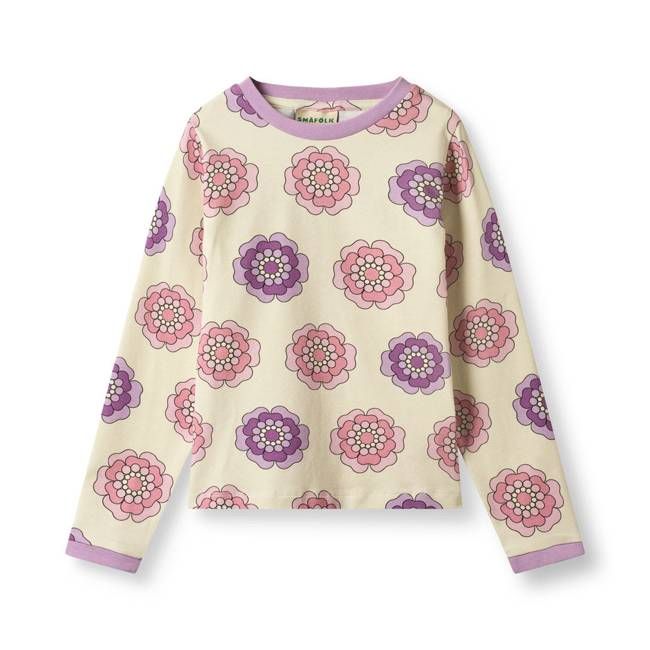 Elstar long-sleeved top with flowers