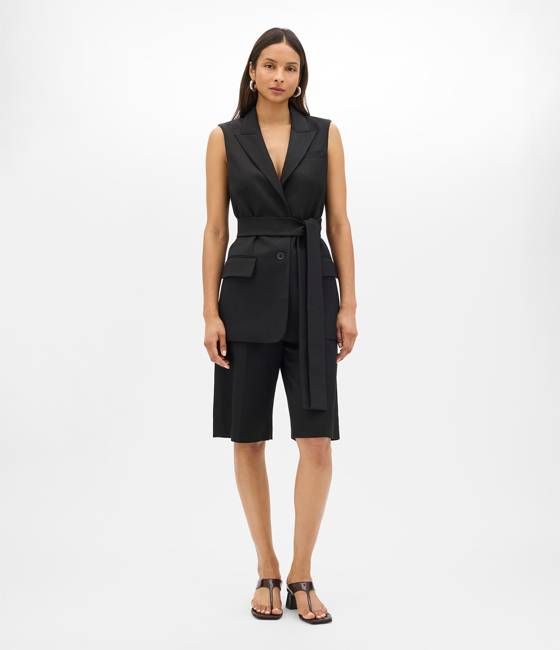 Easy Tie Vest | Black