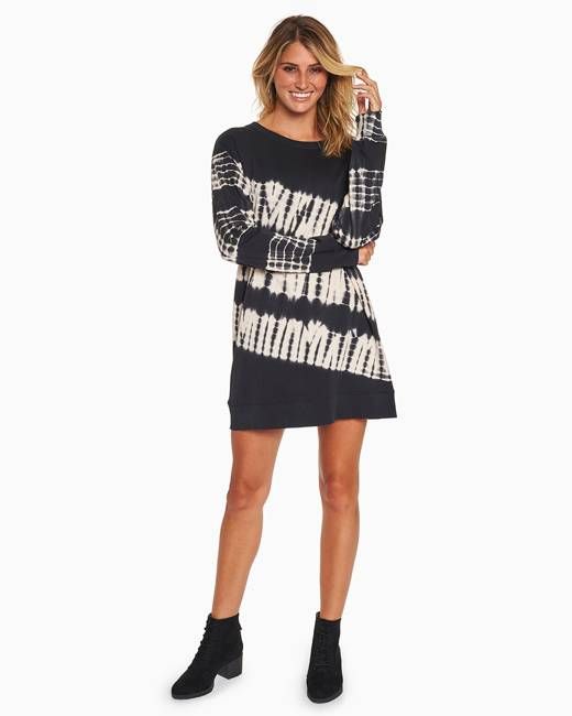 Cecily Tie Dye Sweatshirt Dress