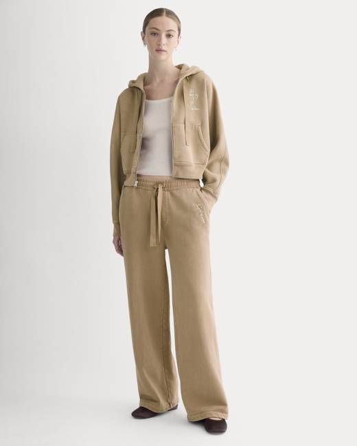 Everlane x The Laufey Foundation Wide-Leg Sweatpant | Weathered Clay