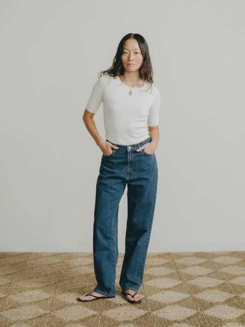 Una Jean, Tencel Denim, Vintage Dark