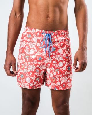 Peanuts Tropical Swimwear Red