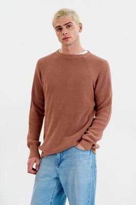 FOG Pullover aus Bio-Baumwolle - Kaffee