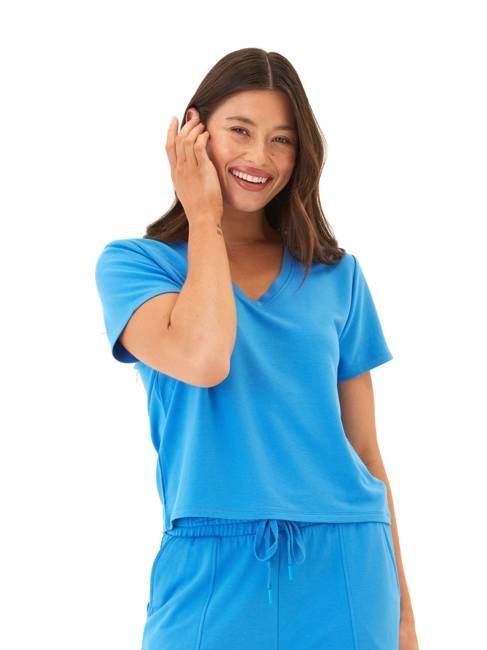 Bettine Modal Terry V-Neck Tee