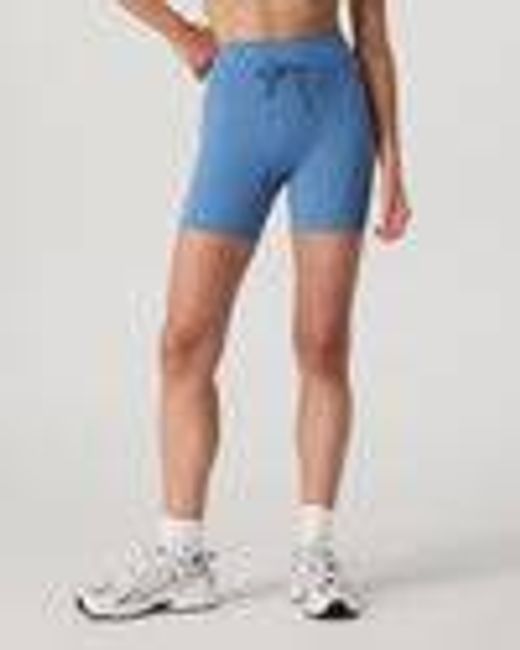 Daily Short | Women's Light French Blue Biker Shorts | Vuori