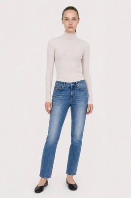 Rib Roller Neck Sweater
