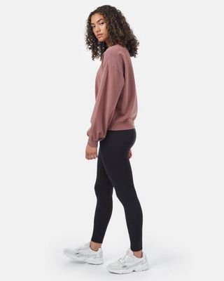 French Terry Balloon Sleeve Crew