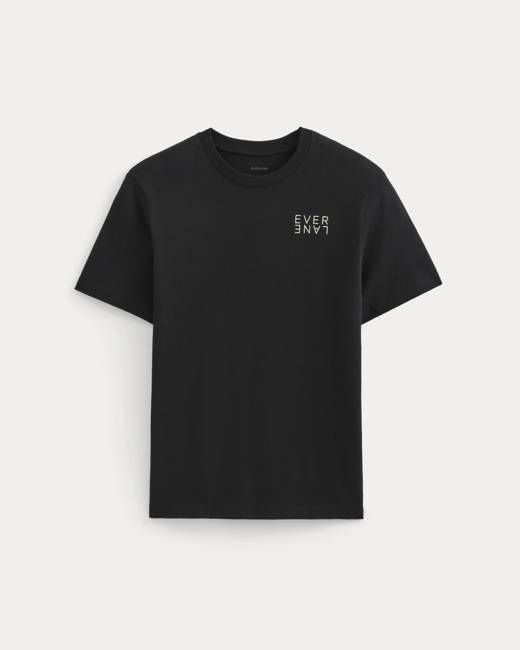 Mirrored Logo Tee | Black
