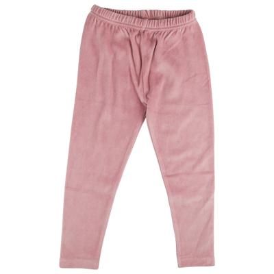 Velour Leggings - Pink