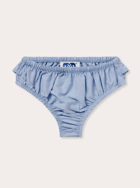 Girls Sky Blue Calabash Bikini Bottoms