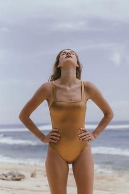 Calo swimsuit, gold