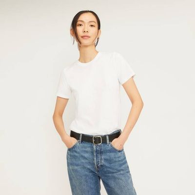 The Organic Cotton Crew Tee | White