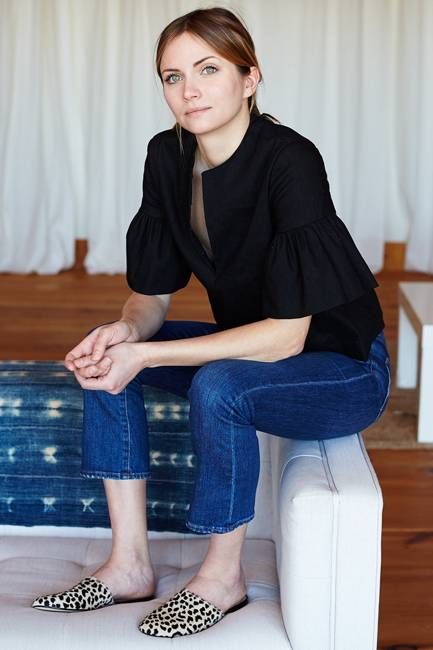 Mod Ruffle Top - Black