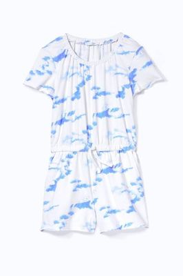 Cloud Print Romper - FINAL SALE