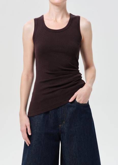 Twisted Poppy Tank in Tone